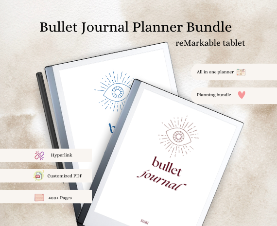 Bullet Journal Bundle – a functionality and creativity digital journal.