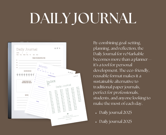 Daily Journal in 3 colors