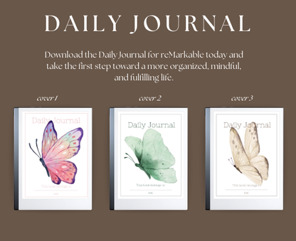 Daily Journal in 3 colors