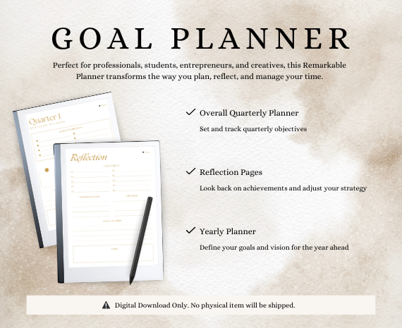 2025 planner + goal planner