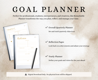 2025 planner + goal planner