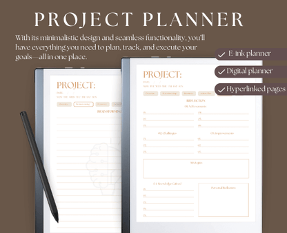 Project planer – Get organized with your projects.