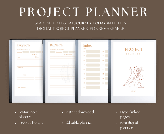 Project planer – Get organized with your projects.