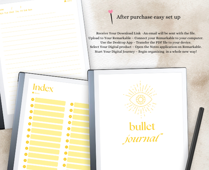 Bullet Journal Bundle – a functionality and creativity digital journal.