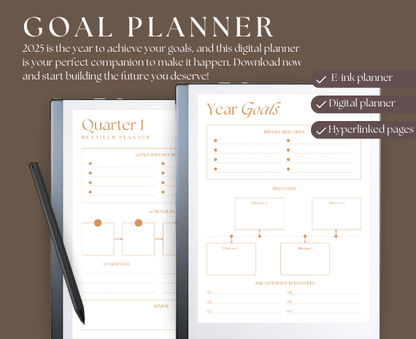 Goal Planner – Make 2025 your year!