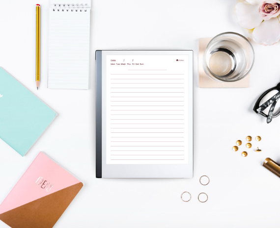 Digital bullet journal - Organize Your Life with the Elegant Bordeaux Digital Bullet Journal