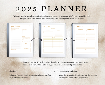 2025 planner + goal planner